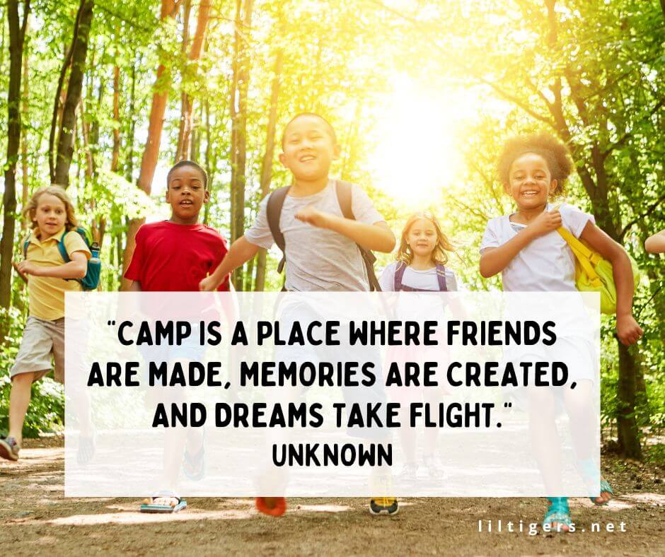 Summer Camp Sayings for Kids