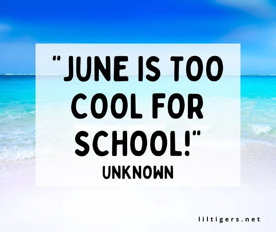 Fun June Quotes for Kids