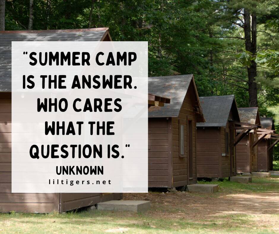 summer camp sayings and quotes