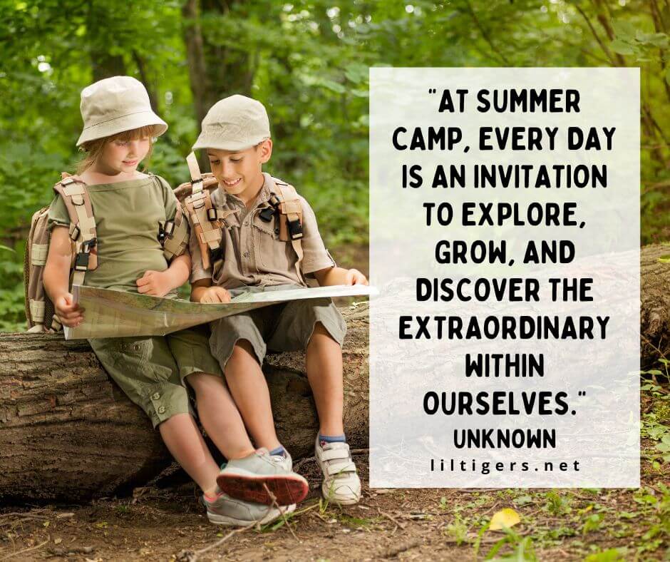 sayings about summer camp