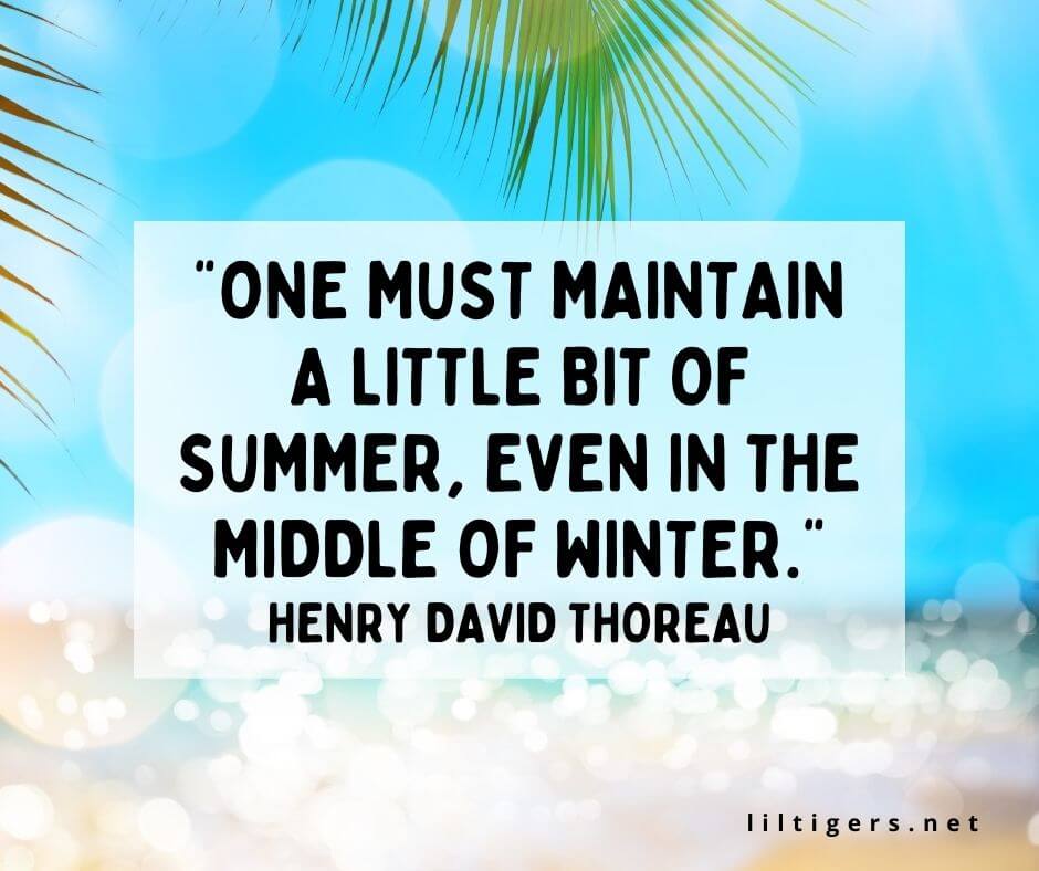 Quotes about Summer for Kids