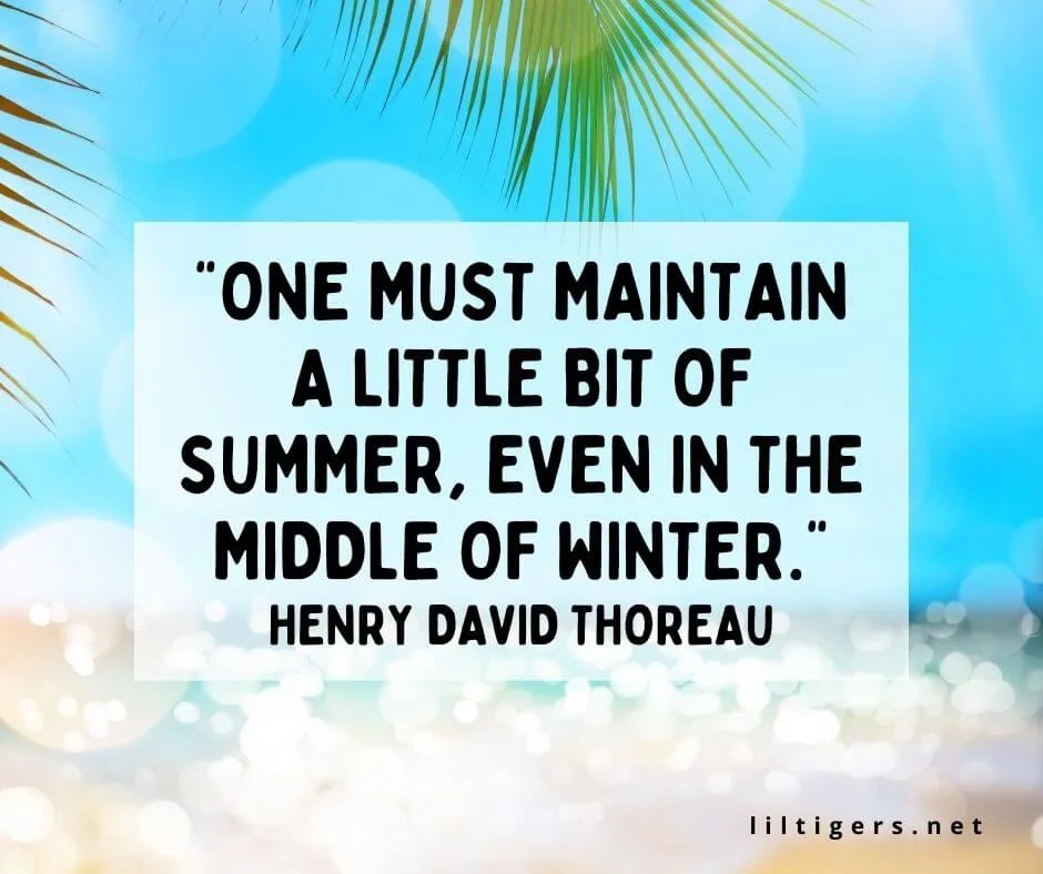 Quotes about Summer for Kids