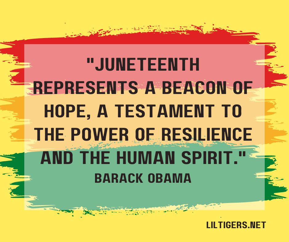 Happy Juneteenth Quotes for adults and kids
