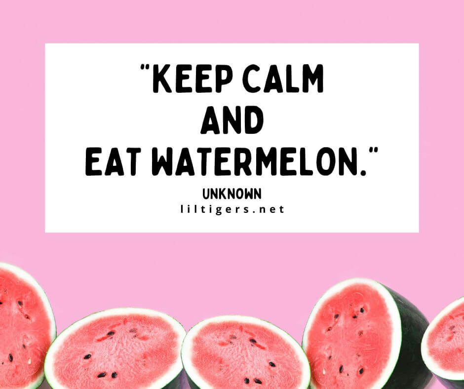 Watermelon Captions for kids