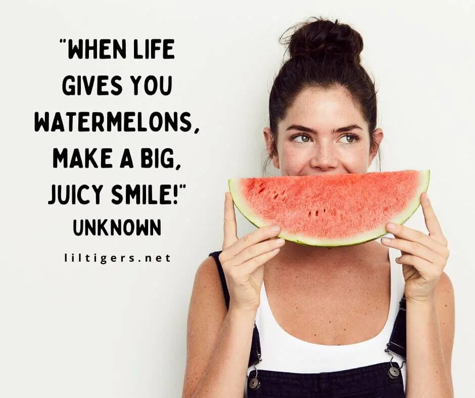 sweet Watermelon Sayings for Kids