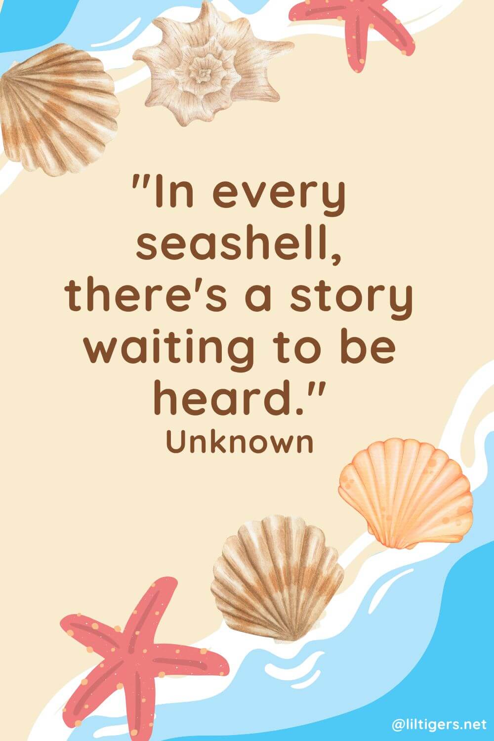 Seashell Sayings for Kids