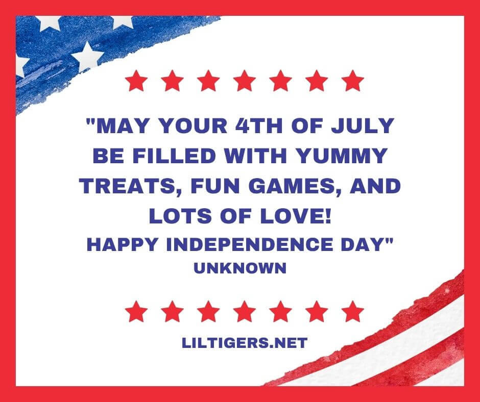 kids 4th of July Messages