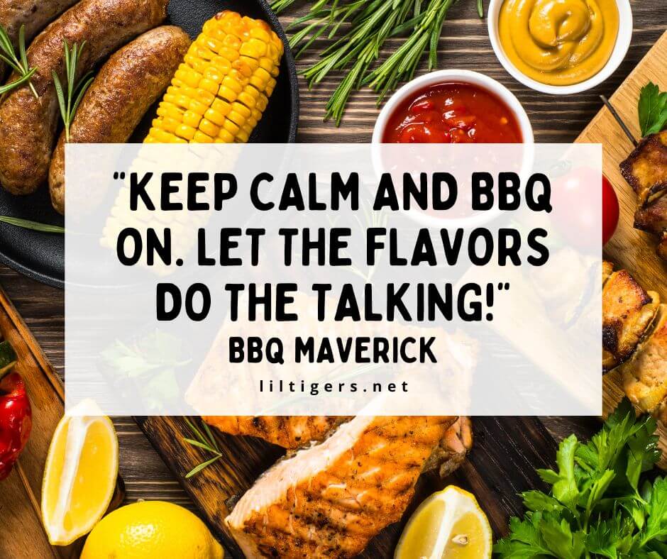 Funny BBQ Captions for kids