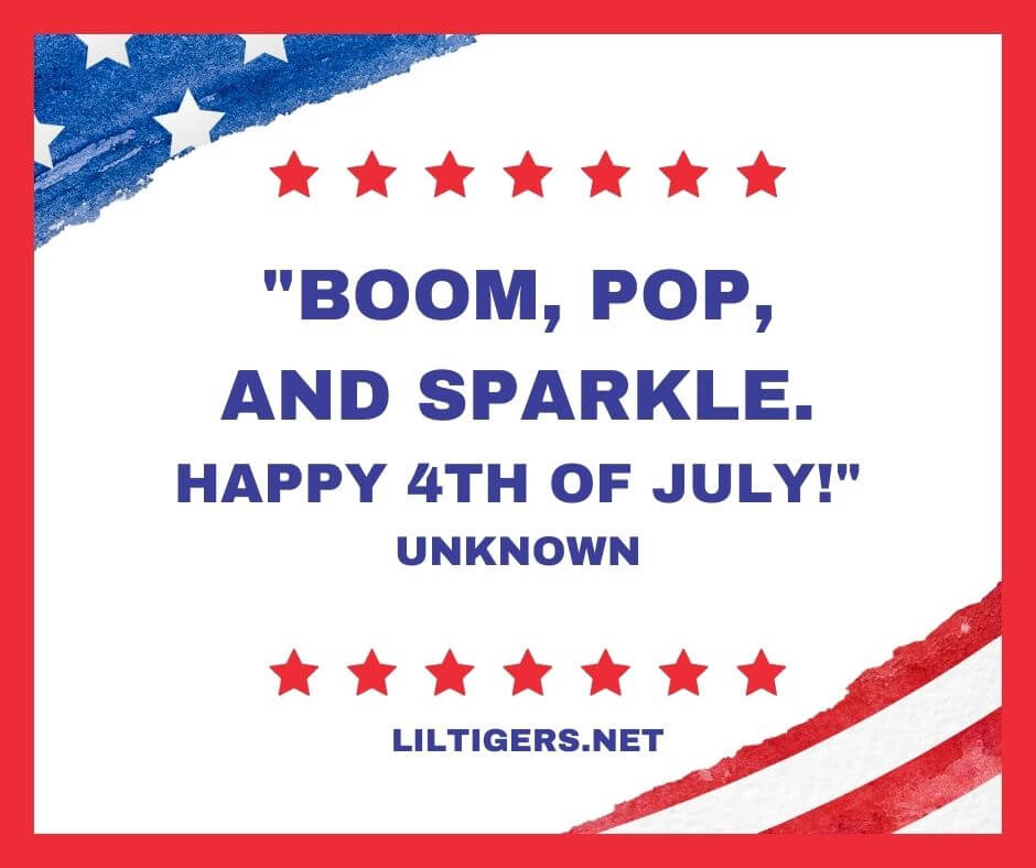 Happy 4th of July Sayings for children
