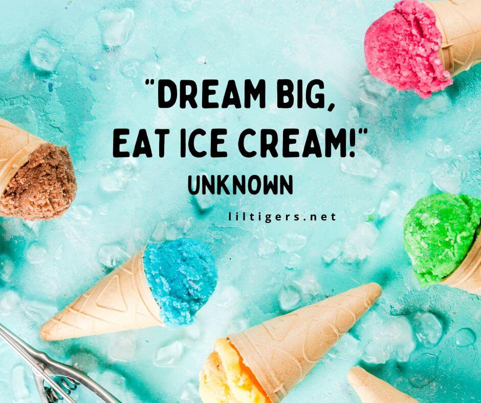 ice cream quotations for kids