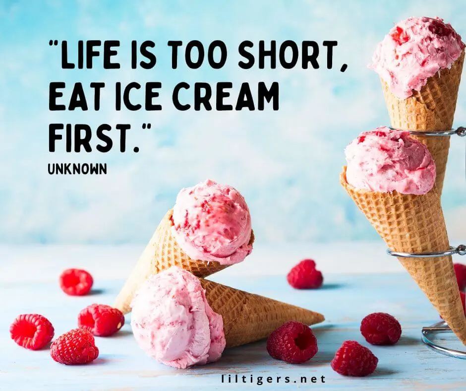 Short Ice Cream Quotes