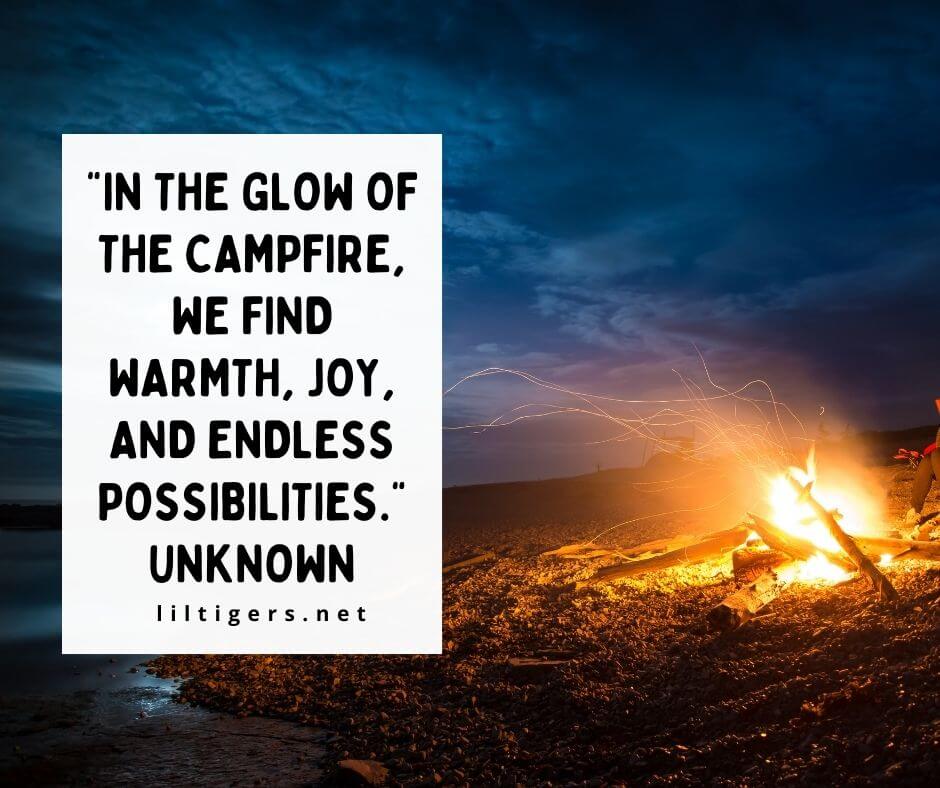 Kids Campfire quotations