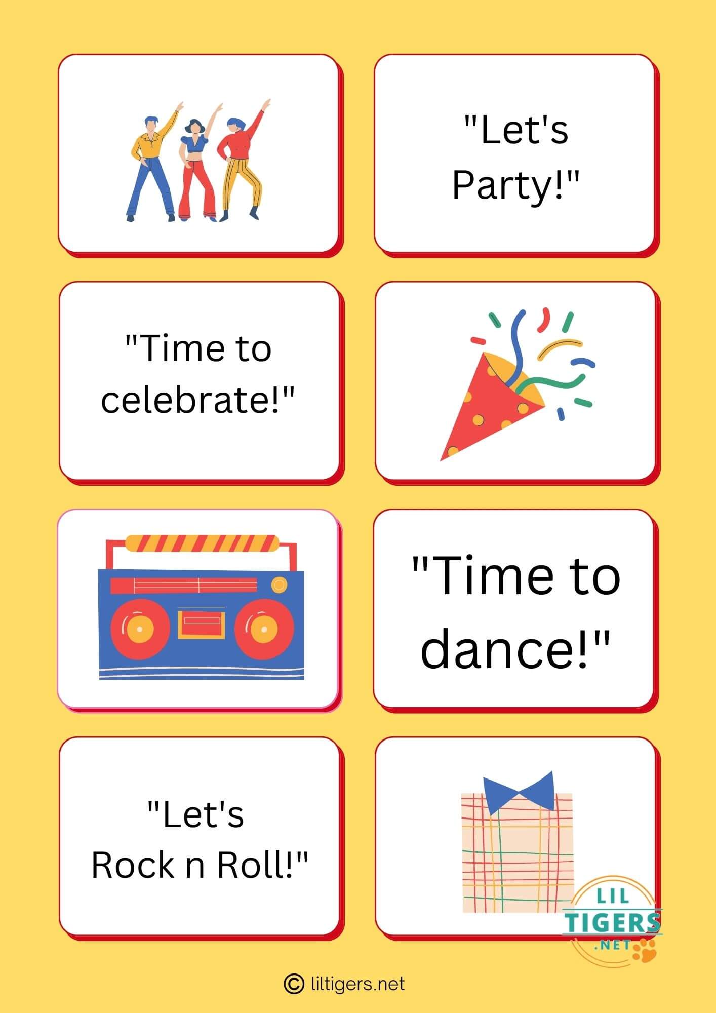 Free Printable Party Quotes for Kids