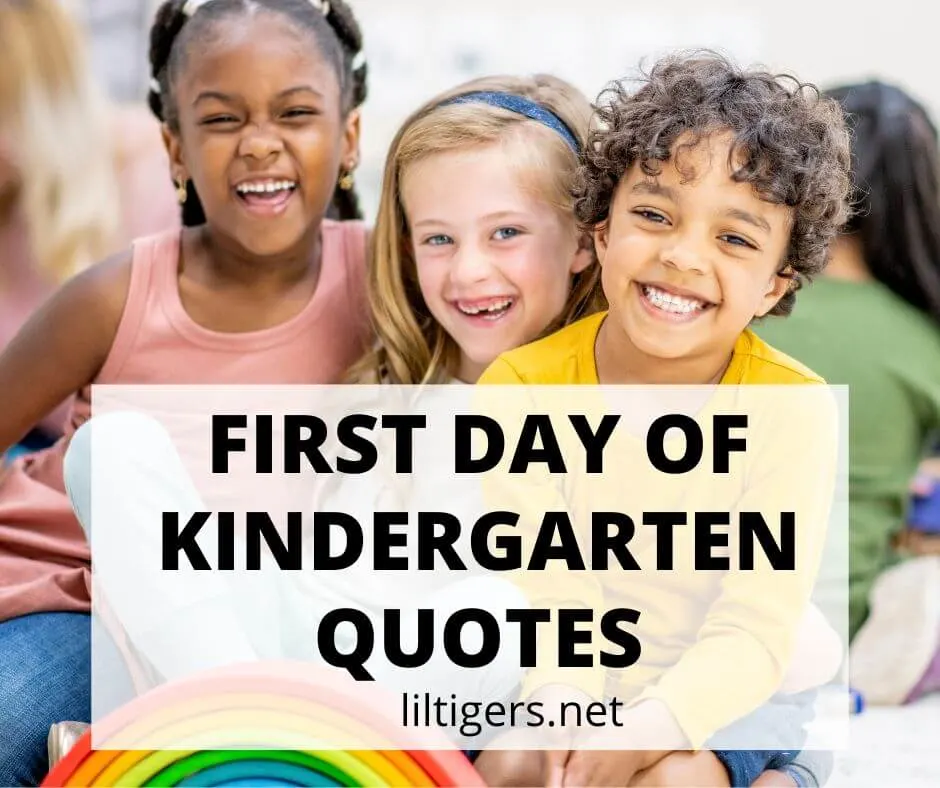 first day of kindergarten quotes for kids