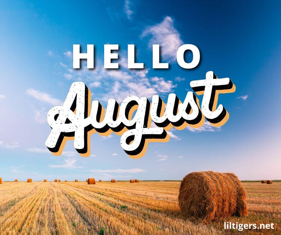 hello August quotes for kids