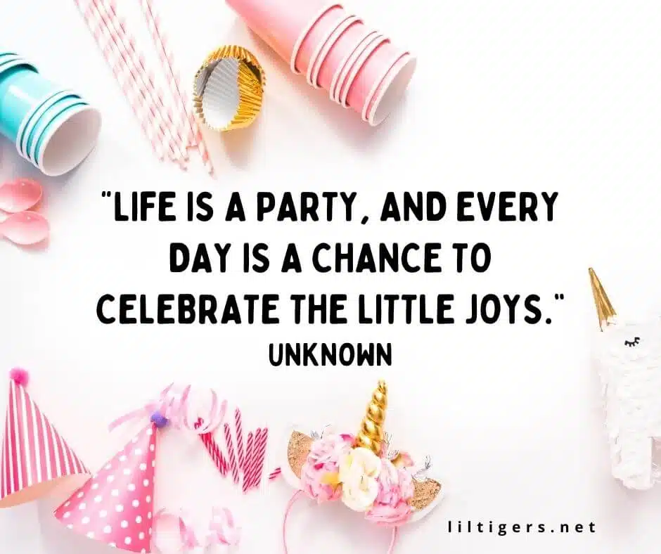 kids quotes on party