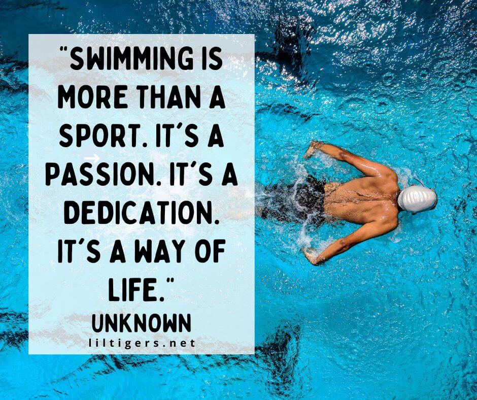 Quotes About Swimming for kids