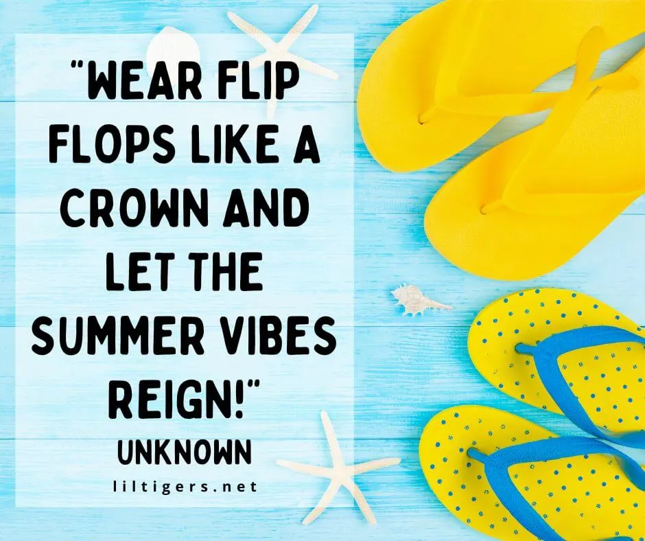 flip flop quotes for summer