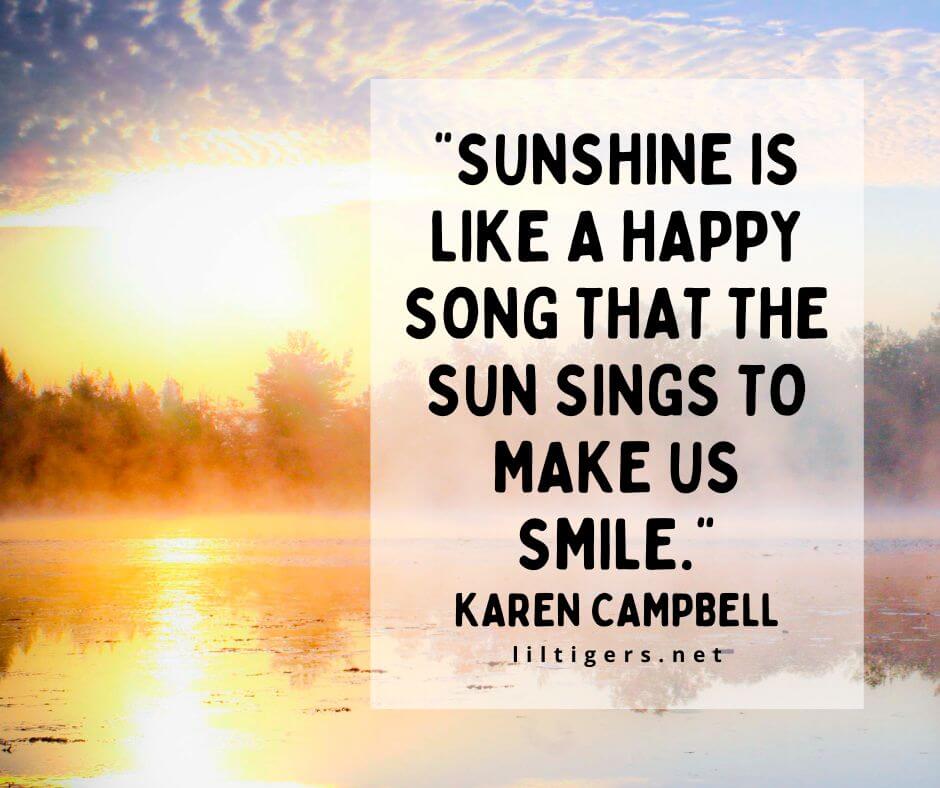 Fun Sunshine Quotes for Kids