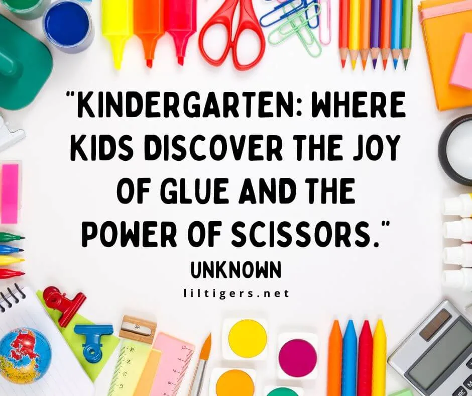 Quotes for the First Day of Kindergarten