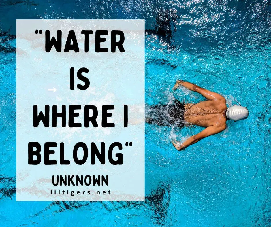 I love to Swim Quotes