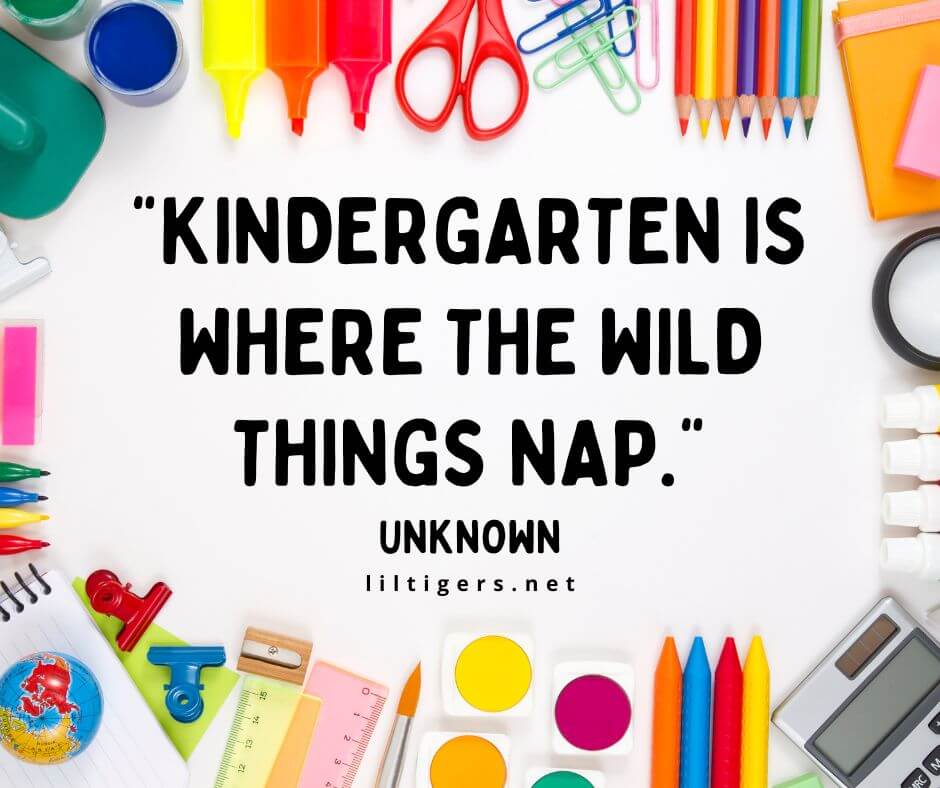 Funny First Day of Kindergarten Quotes