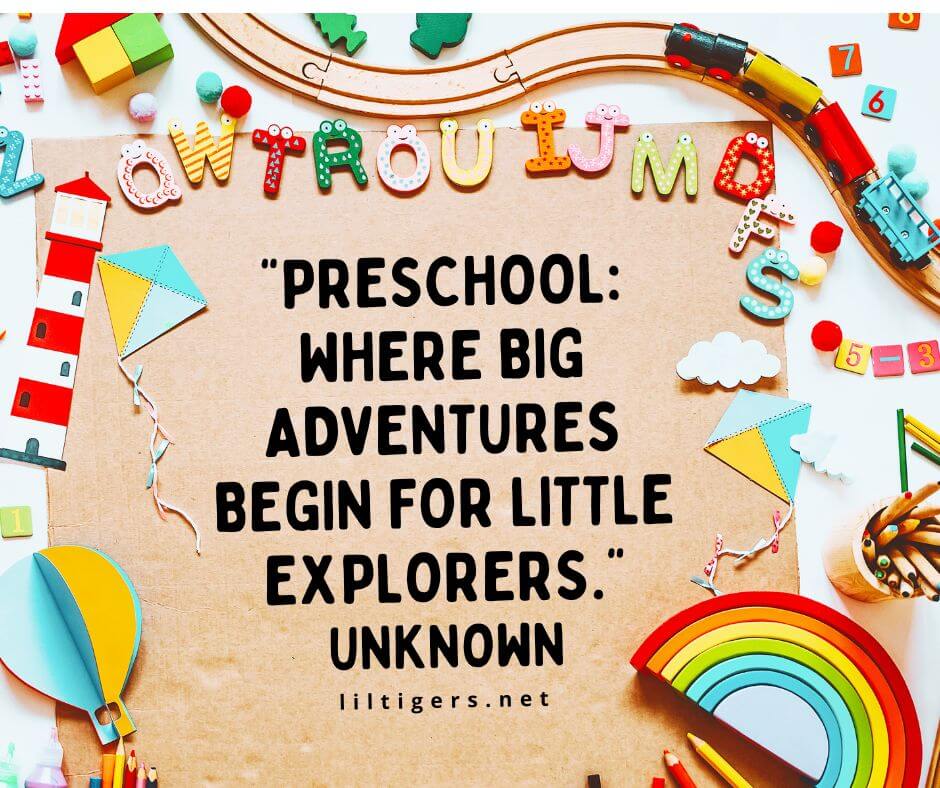 Quotes for the First Day of Preschool