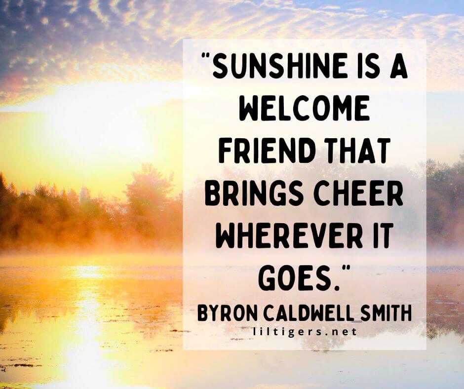 Nice Sayings About Sunshine