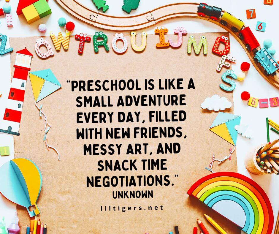 Funny First Day of Preschool Quotes