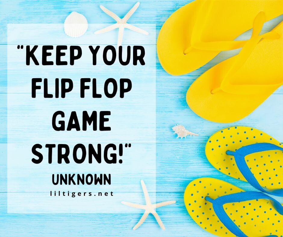 flip flop captions for instagram