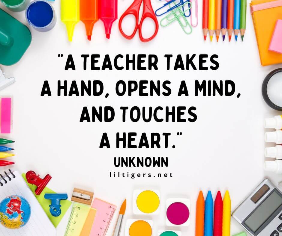 First Day of Kindergarten Quotes from Teachers