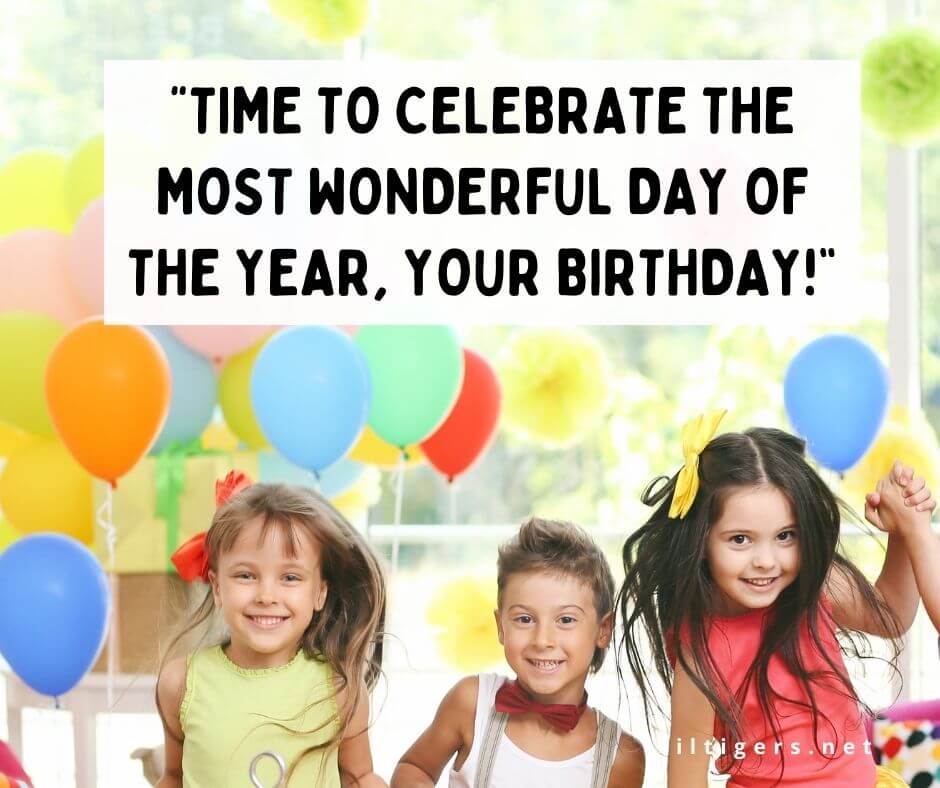 Birthday Party Quotes for Kids