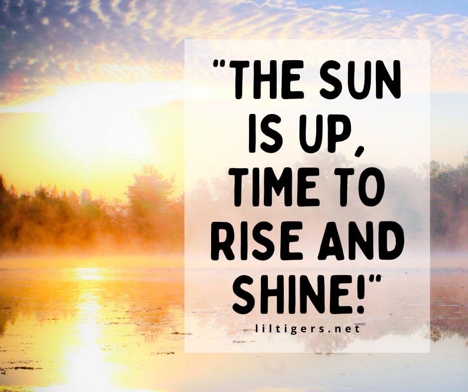 Sunrise Quotes for Kids