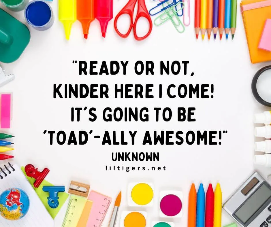 First Day of Kindergarten Captions for instagram