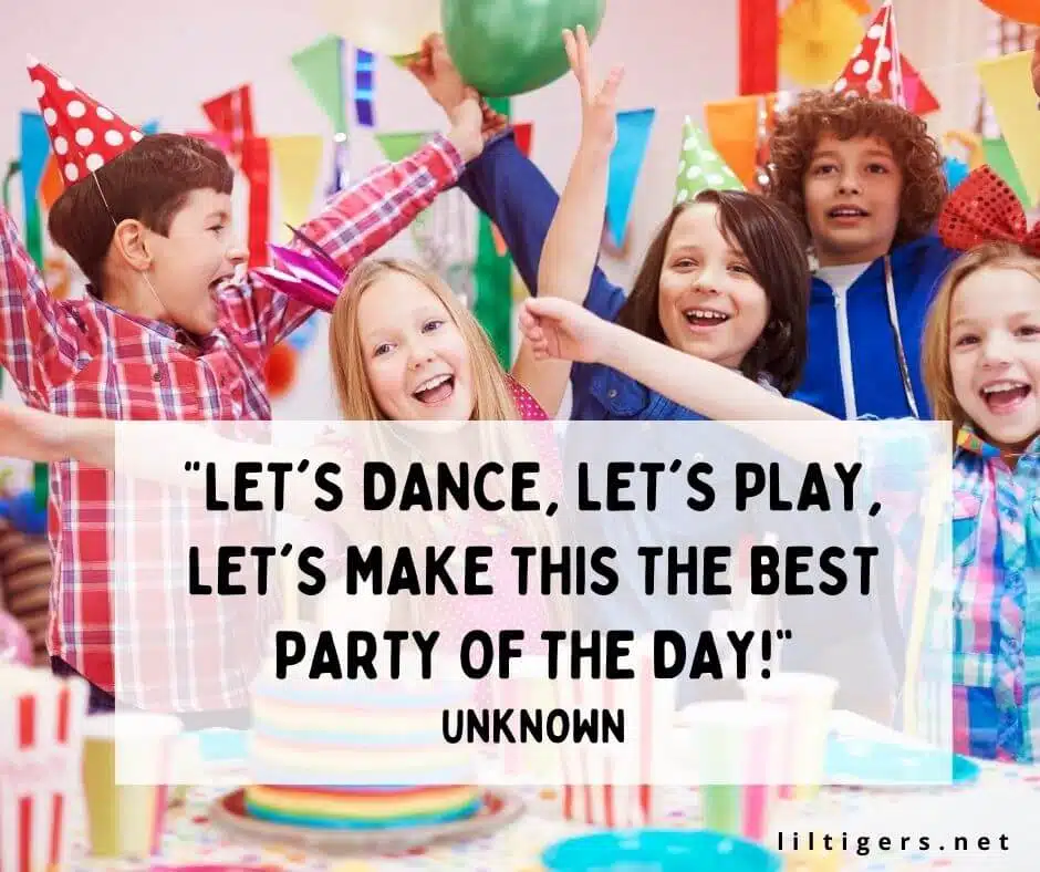 fun Party Sayings for Kids