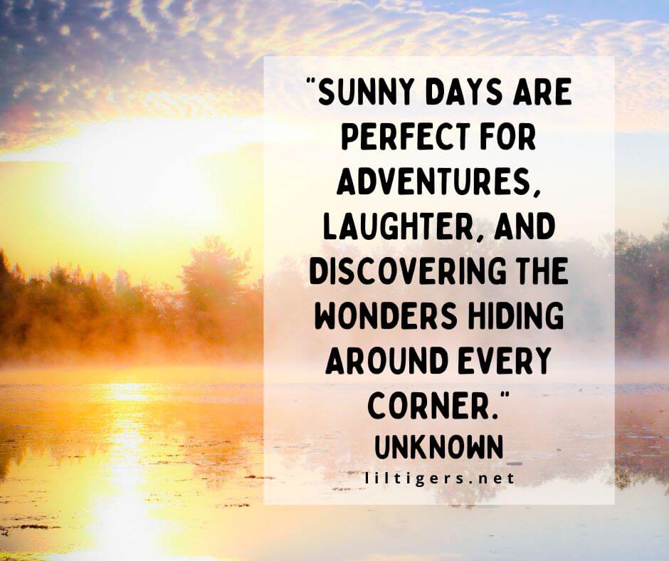 Top Sunny Day Quotes for Kids