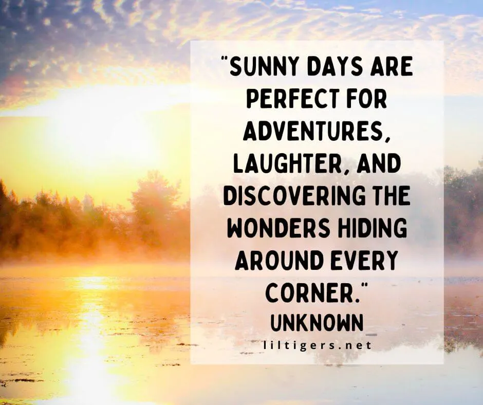 Top Sunny Day Quotes for Kids