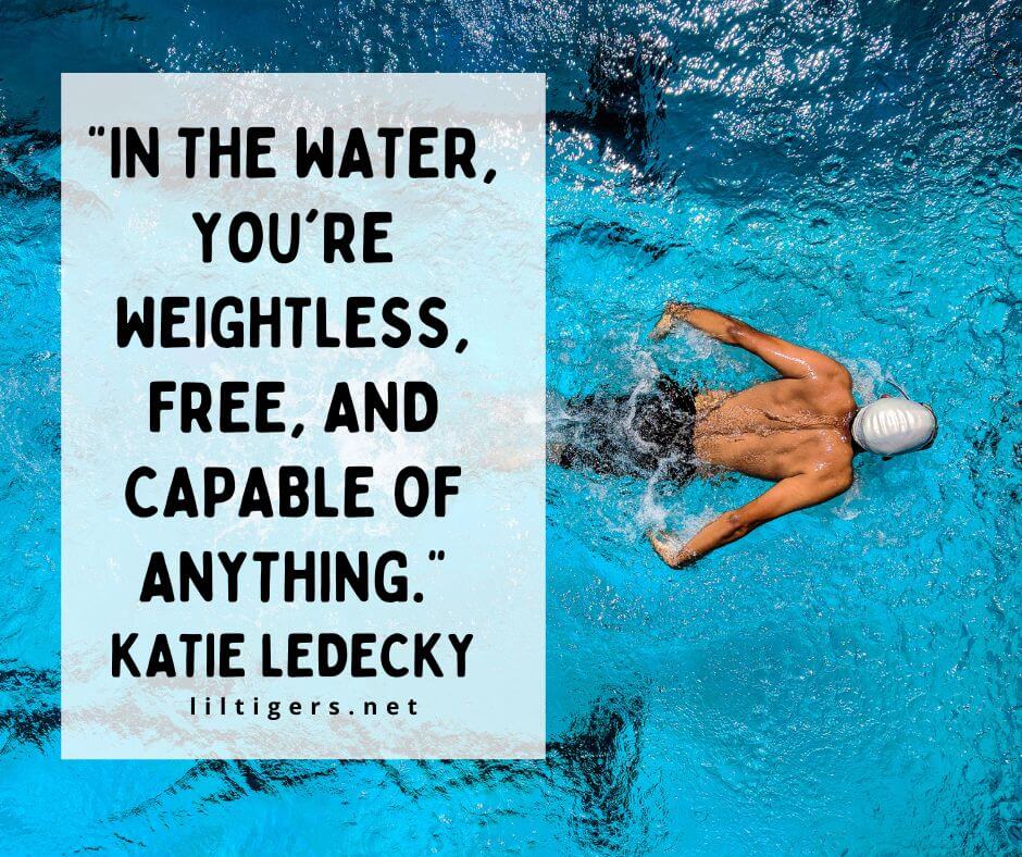 kids quotes for swimming