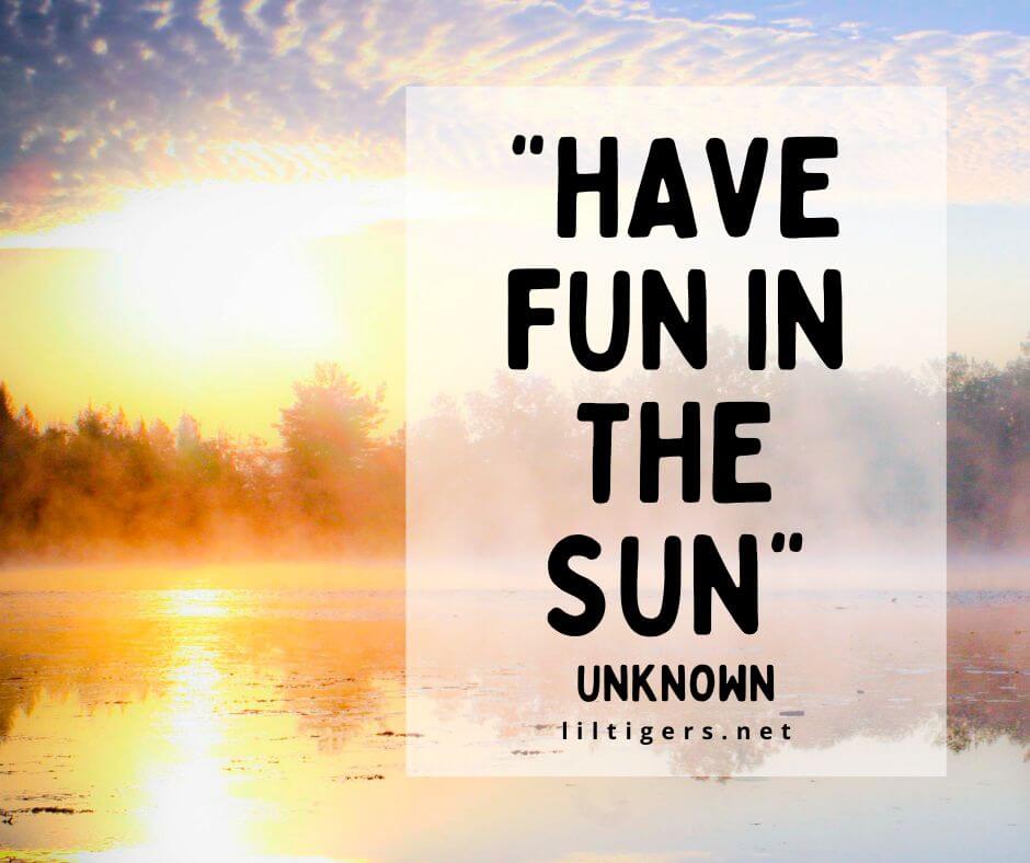 Funny Sunshine Quotes for Kids