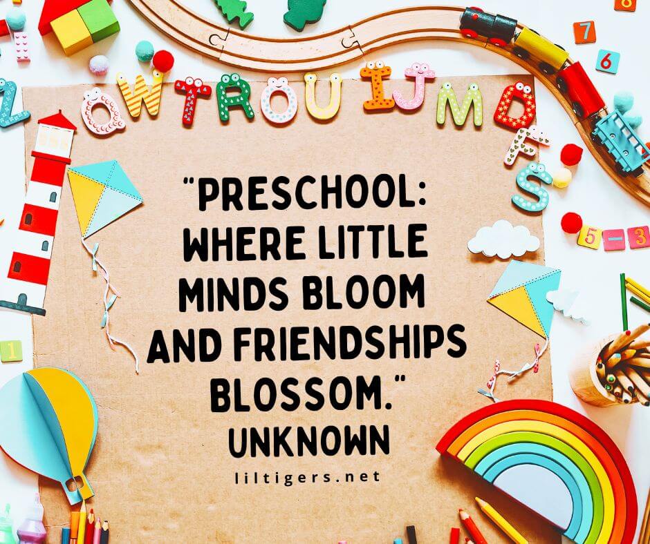 Short First Day of Preschool Quotes