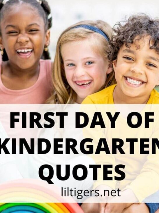 first day of kindergarten quotes for kids