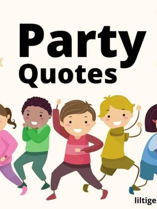 party quotes for kids