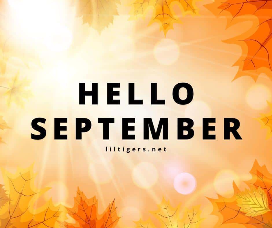 hello september sayings for kids