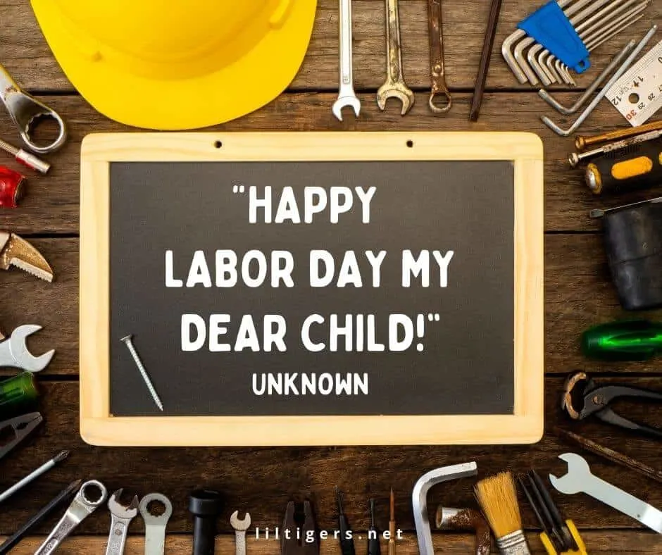 Happy Labor Day Wishes for Kids