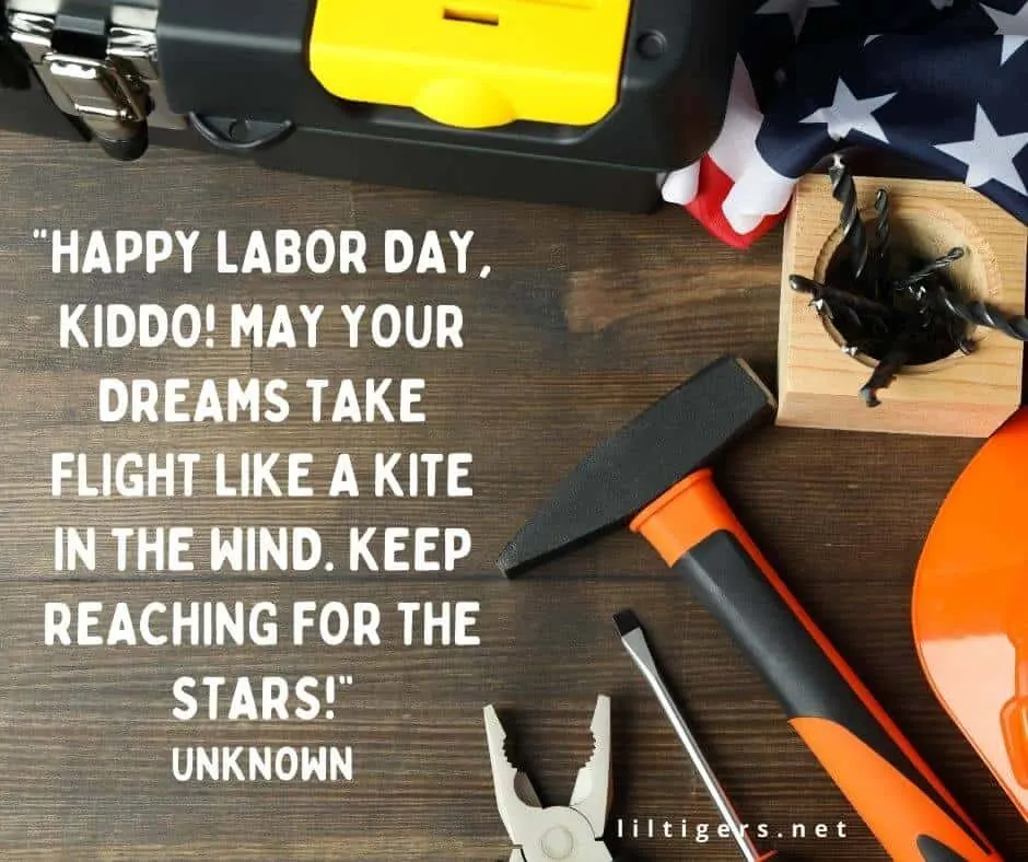 Happy Labor Day weekend Wishes for Kids