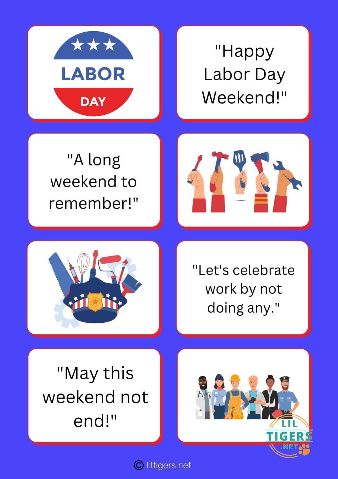 Free Printable Labor Day Quotes for Kids