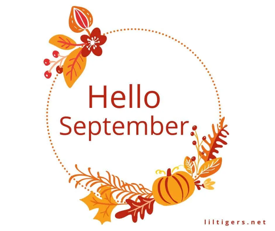 hello september sayings for kids