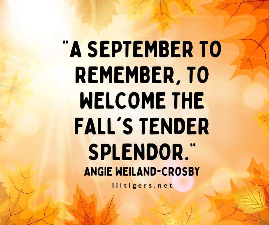 September quotes short