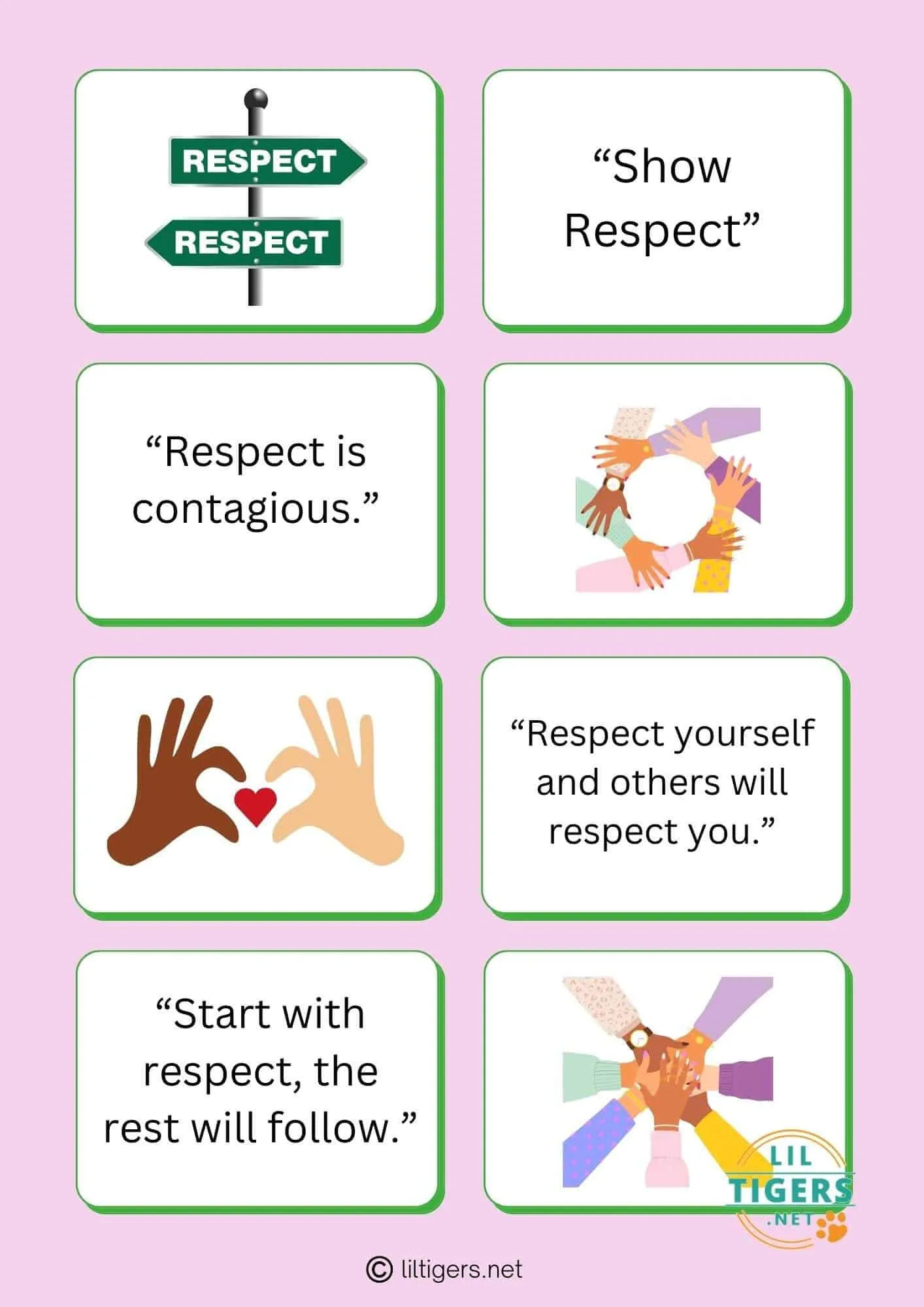 Free printable respect quotes for kids