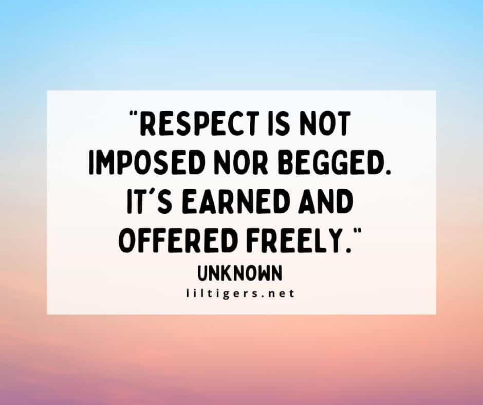 Sayings on Respect